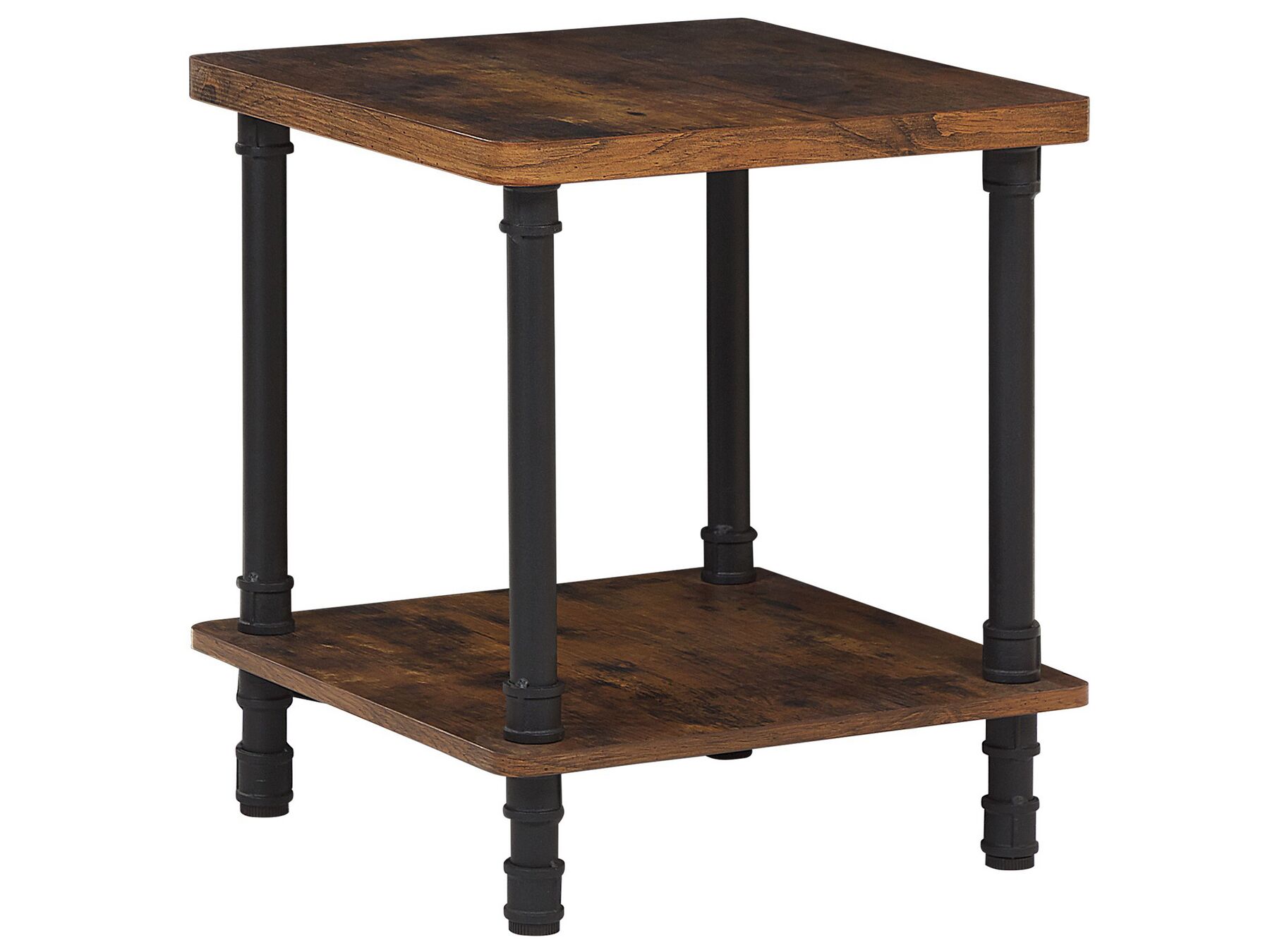 Odkládací stolek tmavé dřevo VERIL_785736