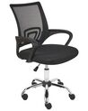 Cadeira de escritório em tecido preto SOLID_920011