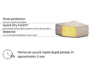 Set lounge pentru grădină cu masă cu 5 locuri ROVIGO Bej_958269