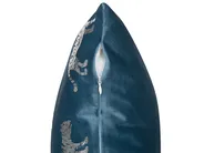 Zestaw 2 poduszek dekoracyjnych BLUEBELL 45 x 45 cm Welur Niebieski Wzór zwierzęcy_769103