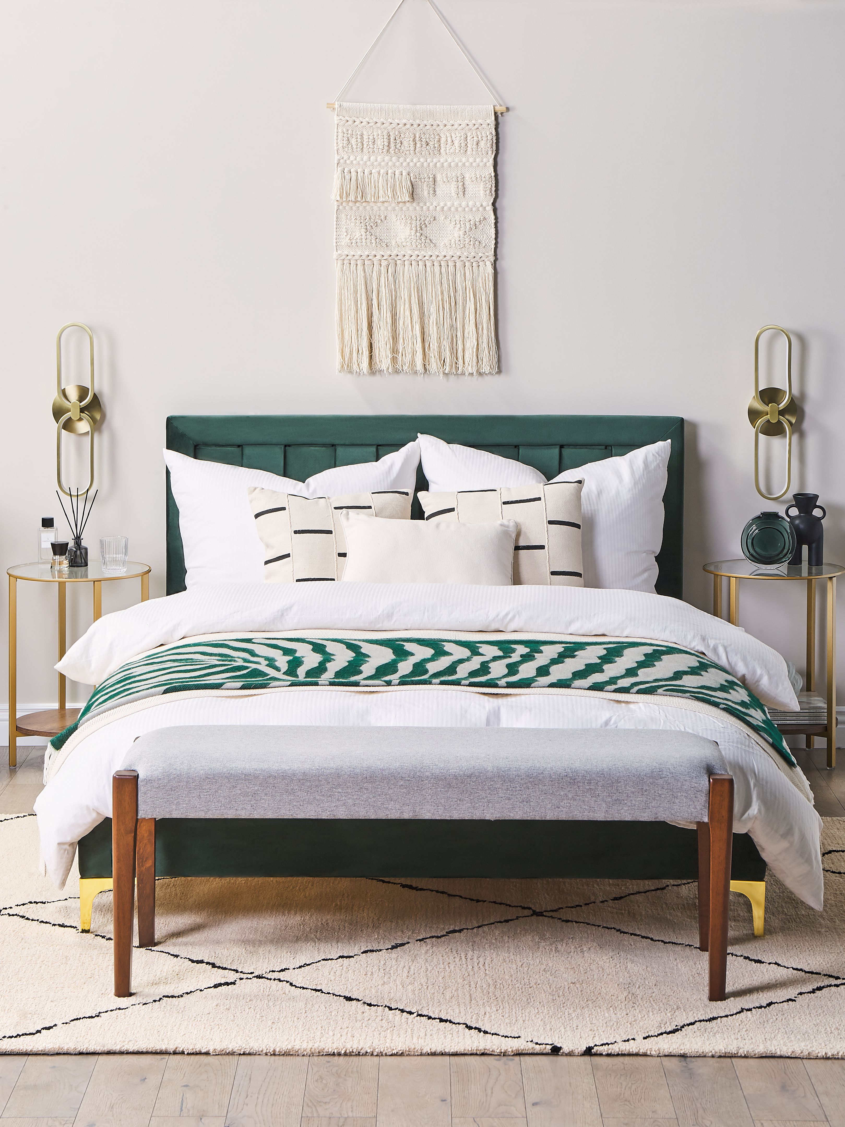 Manta De Peluche Sintético CRS - 150x100 Cm, Verde Esmeralda, Supersuave