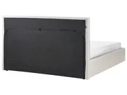 Letto contenitore LORIENT Bouclé Bianco sporco 180 x 200 cm_1040201
