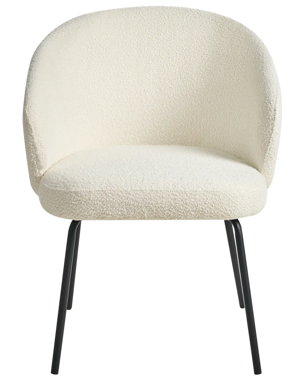 Set di 2 sedie da pranzo LUDDEN Bouclé Beige chiaro_1021032
