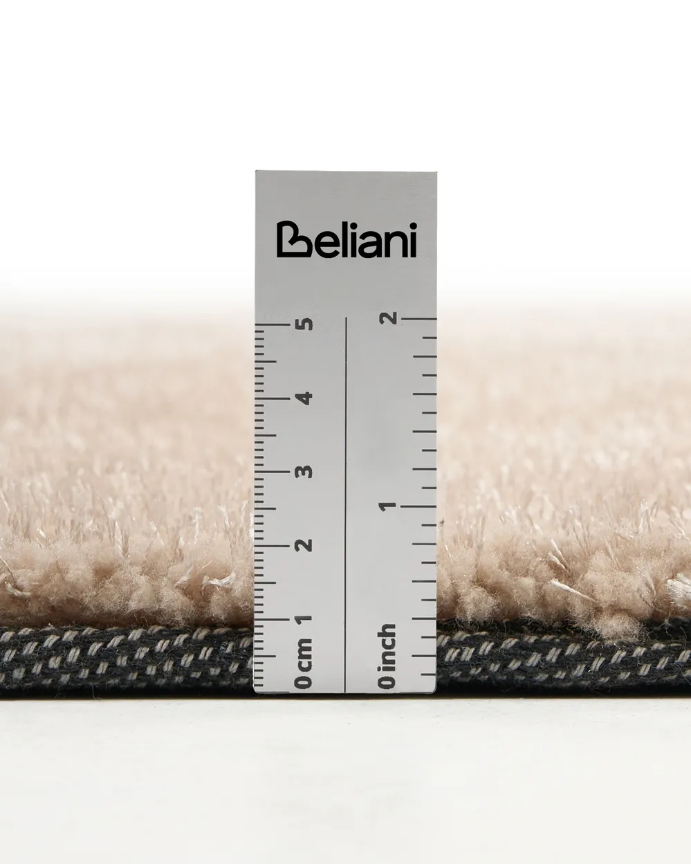 Tappeto Shaggy DEMRE Beige sabbia 200 x 300 cm_1076868