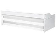 Trundle Bed Pine Wood EDERN 90 x 200 cm (EU Single) White_874490