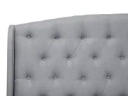Bed Fabric BORDEAUX 180 x 200 cm (EU Super King) Light Grey_694820