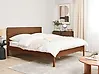 Bed BOISSET 160 x 200 cm (EU King Size) Brown Ash Wood