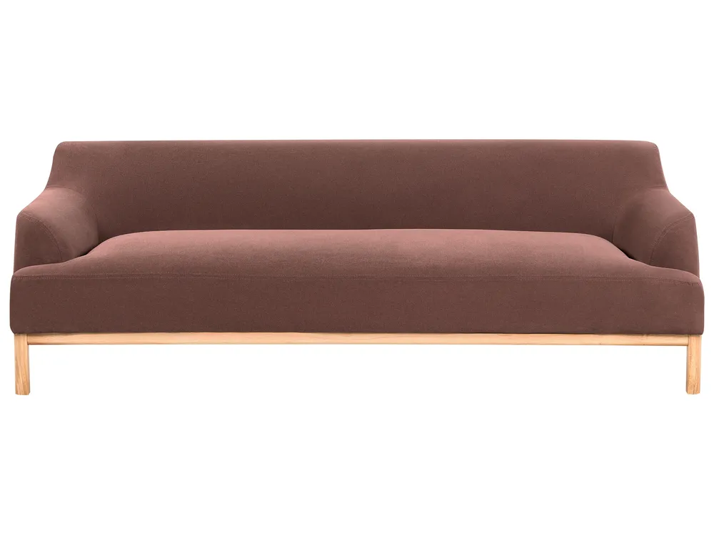 Sofa dla 3 osób SOSJO Burgundowy