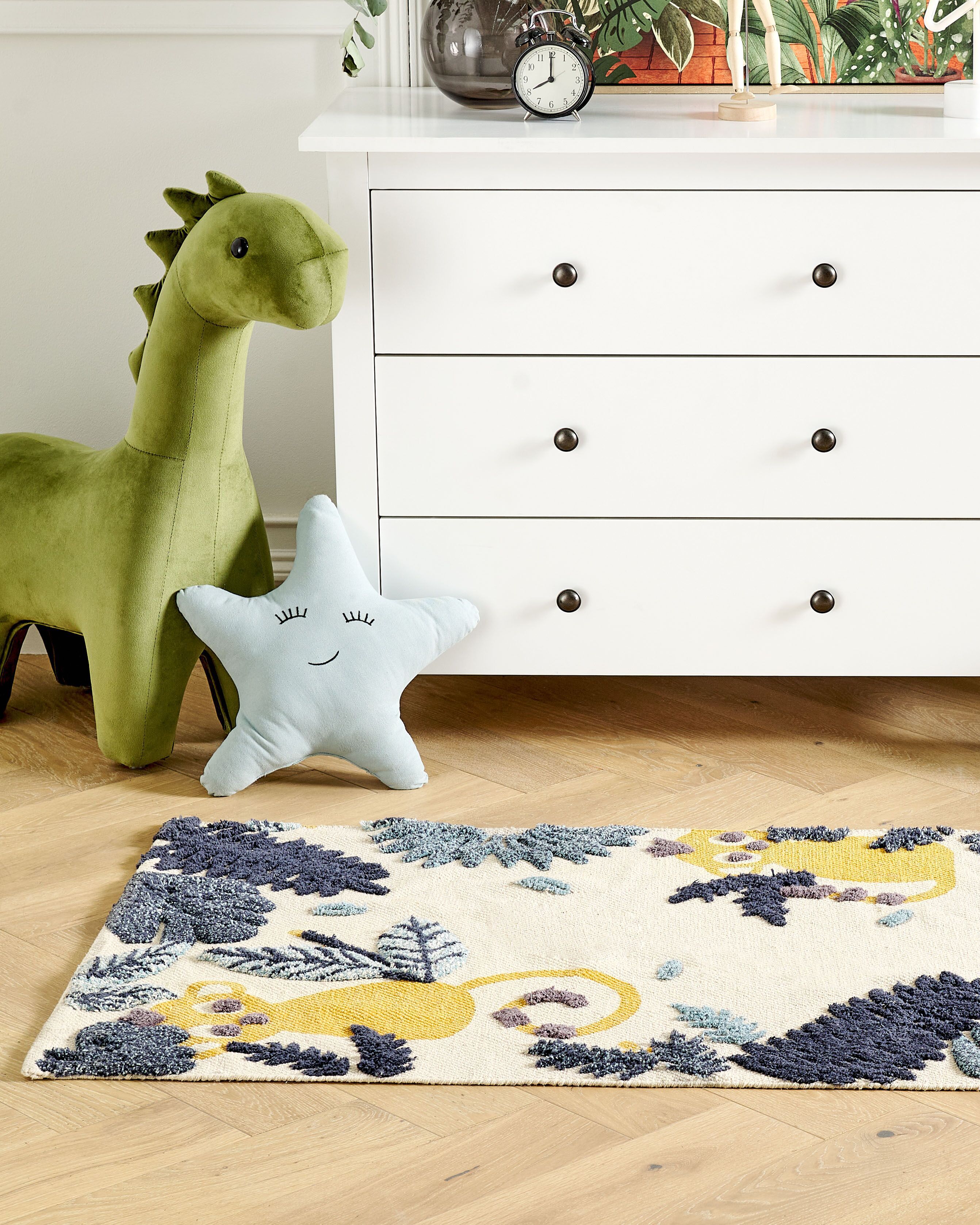 Kids Rug NAIBOS Multicolour 80 x 150 cm Cotton_1182571