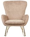 Boucle Rocking Chair Beige ANASET_914703