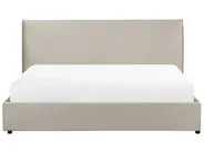 Ottoman Bed LAVAUR Velvet Taupe 180 x 200 cm (EU Super King)_985977