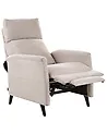 Sillón reclinable SELVIK Con reposapiés Tela Beige