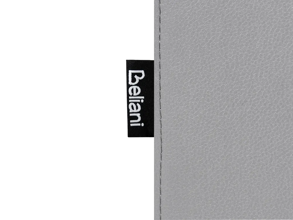 Set da salotto 6 posti LEIRA Pelle sintetica Grigio_1058681