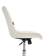 Sedia da ufficio MELROSE Velluto Bianco sporco_1042950