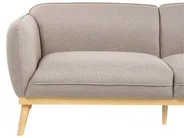 Sofa 3 Seater LJUNG Fabric Light Brown_1076498