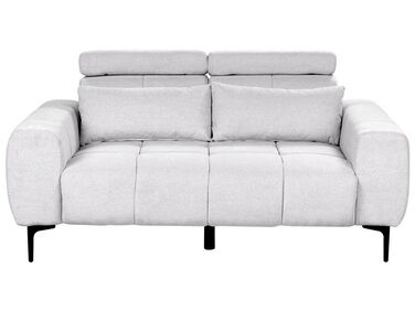 2 Seater Fabric Sofa Grey VEGAMO