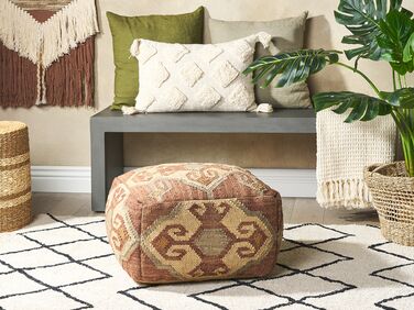 Jute Pouffe Multicolour URPAD