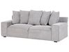 3 Seater Jumbo Cord Sofa Light Grey VISKAN_811633