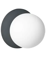 Set of 2 Wall Lamps BOUBLE Metal Black_1009122
