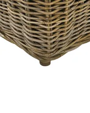 Zestaw 2 foteli ogrodowych z poduszkami MAROS Rattan Naturalny_824052