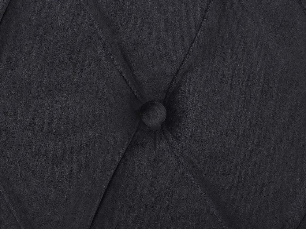 Waterbed Velvet AVALLON 180 x 200 cm (EU Super King) Black_846936