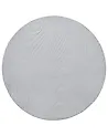 Faux Fur Rug ONTAKE Light Grey ø 160 cm