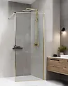 Shower Screen WASPAM 900 x 1900 mm Gold