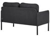 2 Seater Fabric Sofa Graphite Grey LAHTI_930594