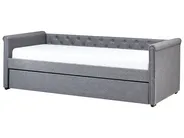 Trundle Bed Fabric LIBOURNE 90 x 200 cm (EU Single) Dark Grey_737102