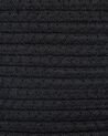 Conjunto de 2 cestas de algodón negro 39 cm SARYK_849437