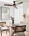 Mennyezeti ventilátor ARANI Távirányítóval Barna