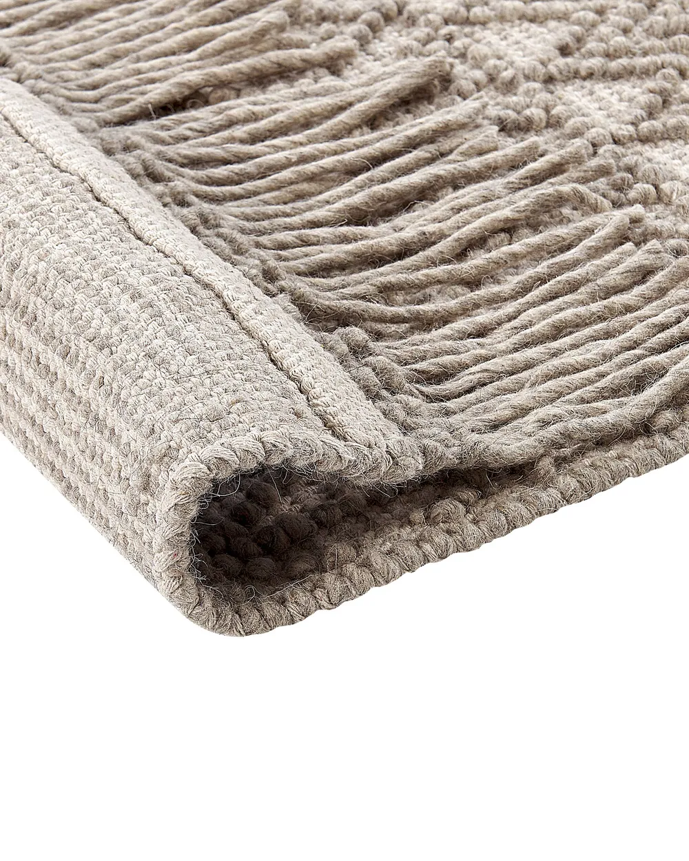 Tappeto ALUCRA Beige 160 x 230 cm Lana_856244