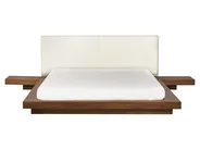 Waterbed Boucle ZEN 160 x 200 cm (EU King Size) Brown Ash Wood_931316