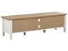 TV stolek bílý/světlé dřevo ATOCA_910290