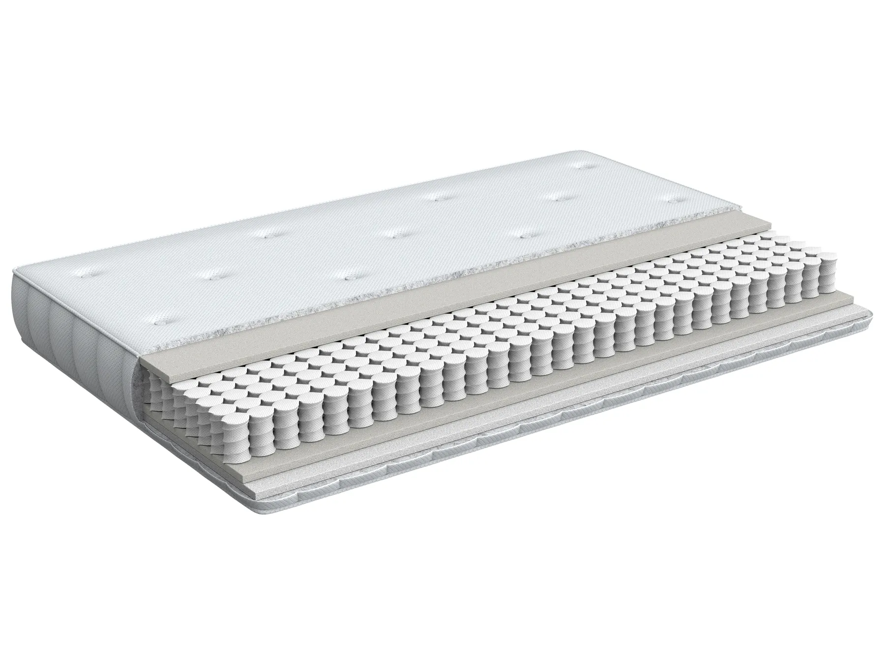 Materac kieszeniowy FLEX DUO PLUS H3/4 twardy H2/3 średnio twardy 180 x 200 cm_976876