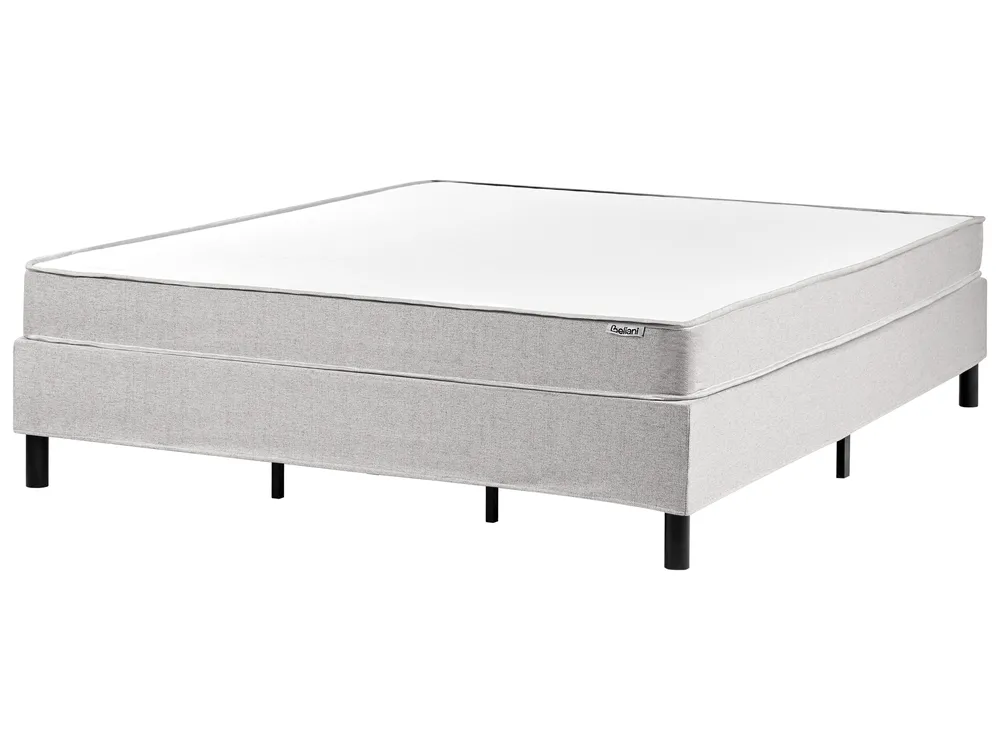 Divan Bed Fabric COUNTESS 180 x 200 cm (EU Super King) Light Grey_1054573