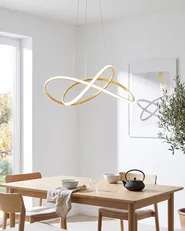 Lampadario LED TUMEN Metallo Oro_1149648