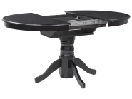 Extending Dining Table AKRON Black 106/150 cm 106 cm_927573