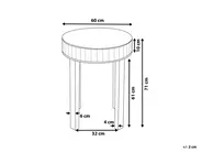 Table d'appoint RIMARDE Verre Argenté_1154708