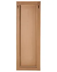 Lustro ścienne BLOSVILLE 58 cm 164 cm Drewno jodłowe Brązowy_997696