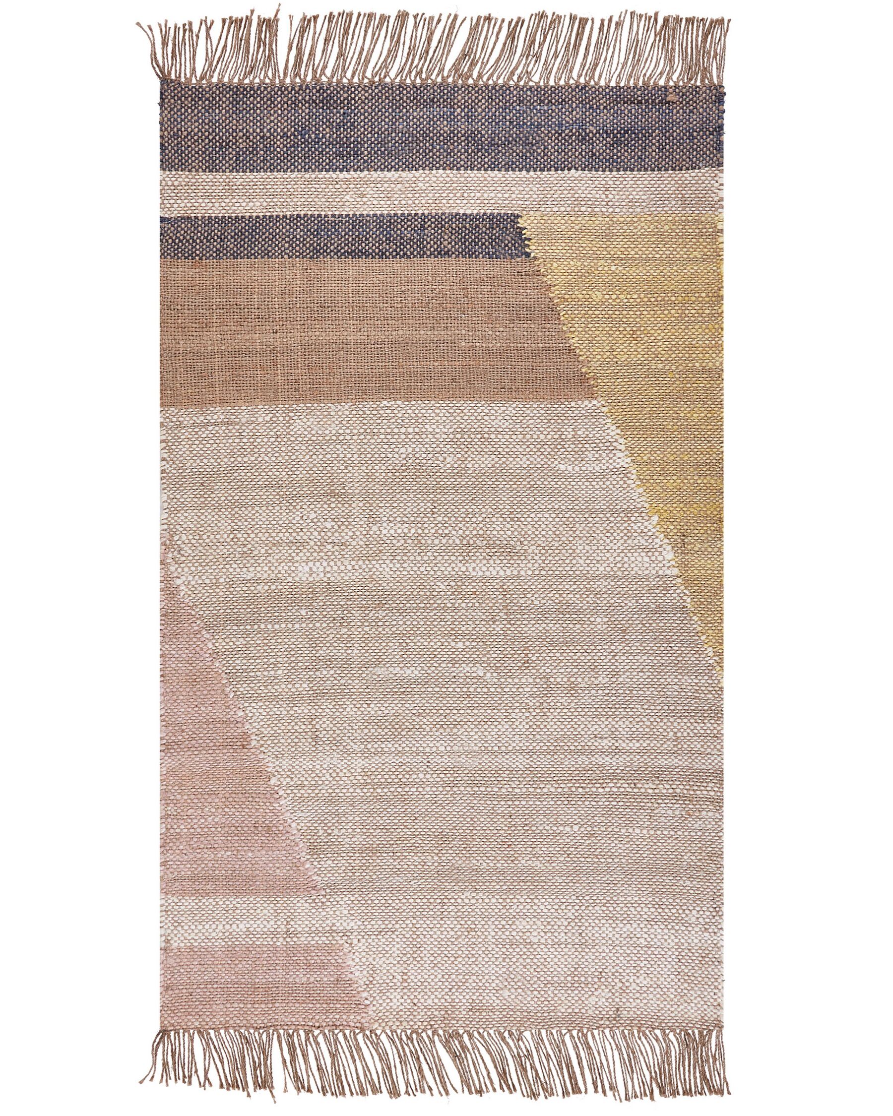 Tapis en jute marron 80 x 150 cm SAMLAR_852640