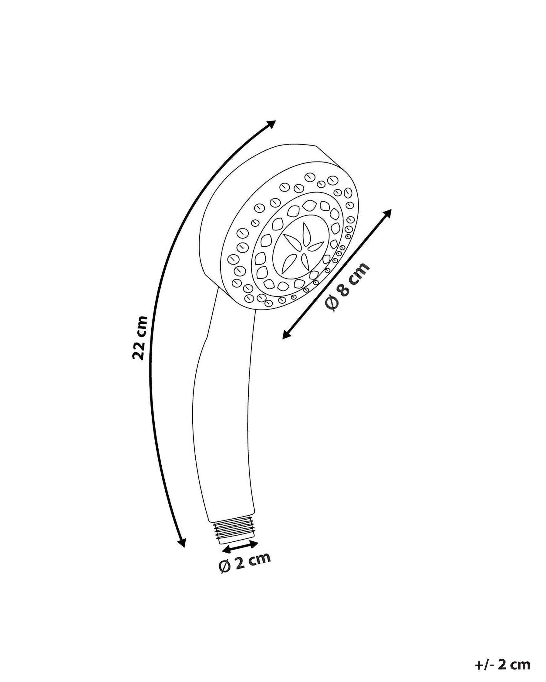 Shower Head LORDAL Silver_768828