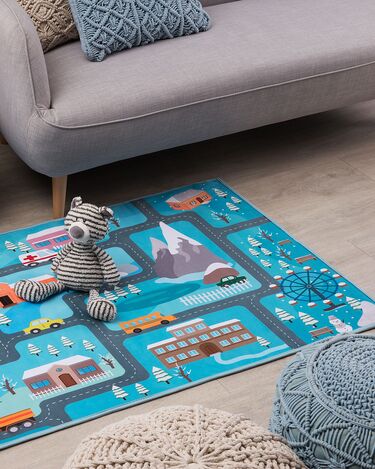 Kids Rug City Print 80 x 150 cm KIGI