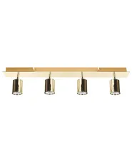 4 Light Spotlight TIGRIS Adjustable Metal Gold_795868