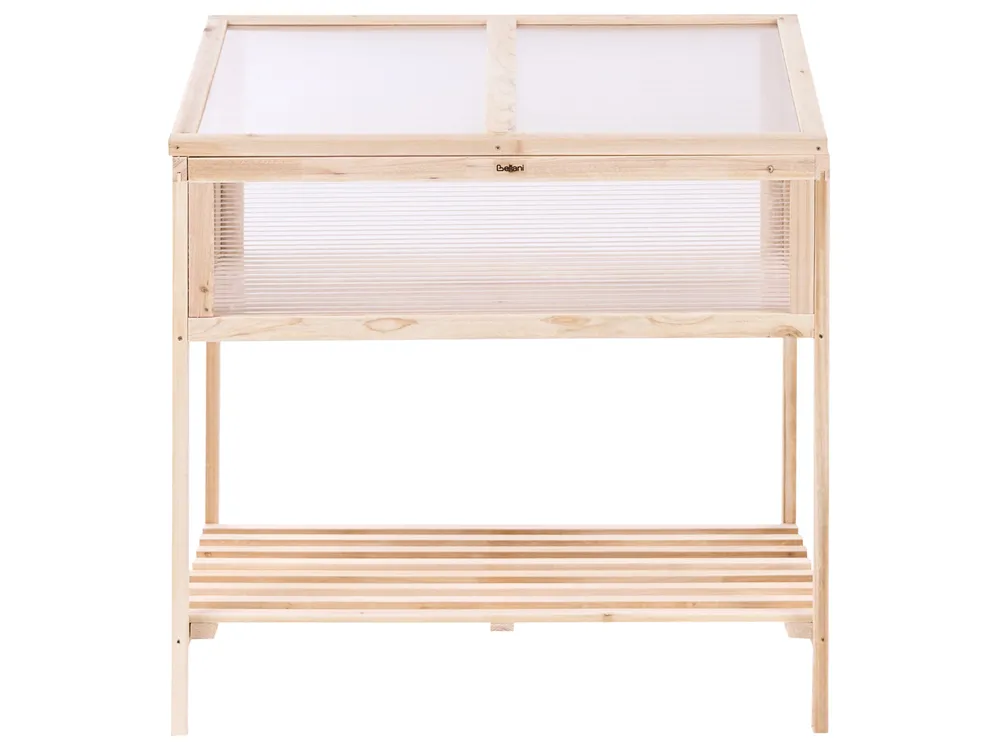 Serra da balcone ARANOVA 80 cm 58 cm Legno di abete Marrone chiaro_1024072