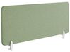 Pannello divisorio per scrivania verde 130 x 40 cm WALLY_853133