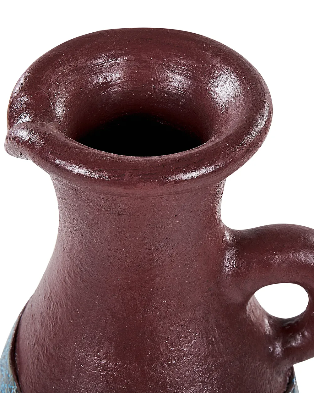Wazon dekoracyjny VELIA 40 cm Ceramika Niebieski_850825