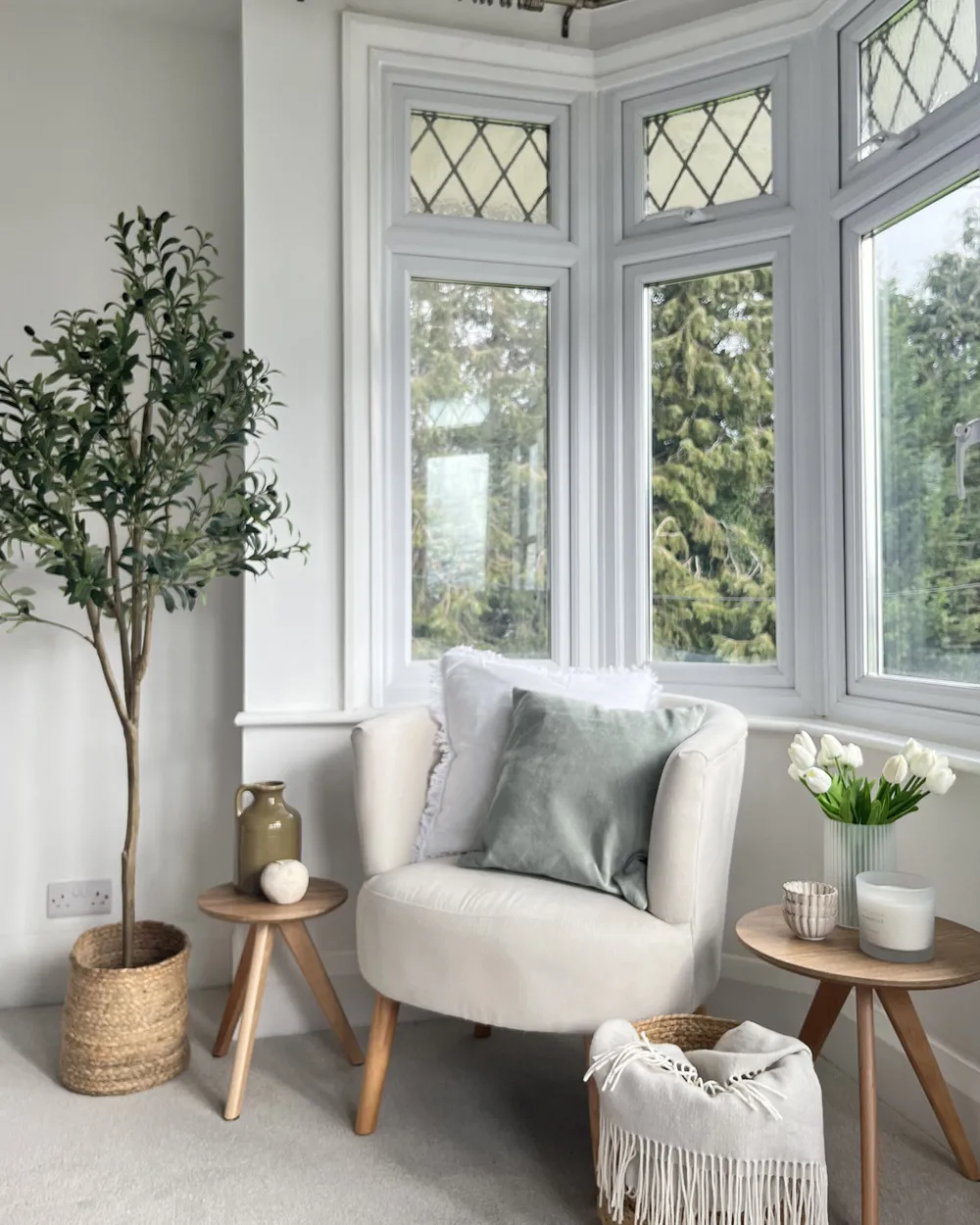 Armchair ODENZEN Fabric Off-White_860498