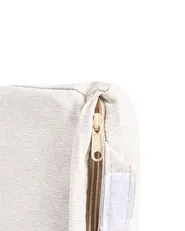 Set di 2 sedie da giardino NIMIS con ottomana Beige chiaro_1055745