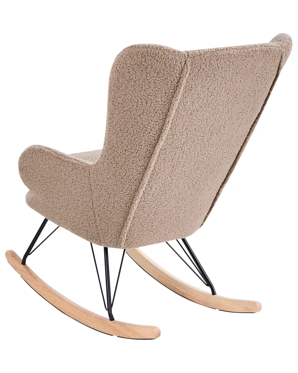 Rocking Chair LUOMA Boucle Beige_974618
